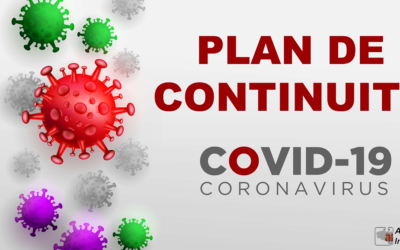 Plan de continuité de notre activité (COVID-19)